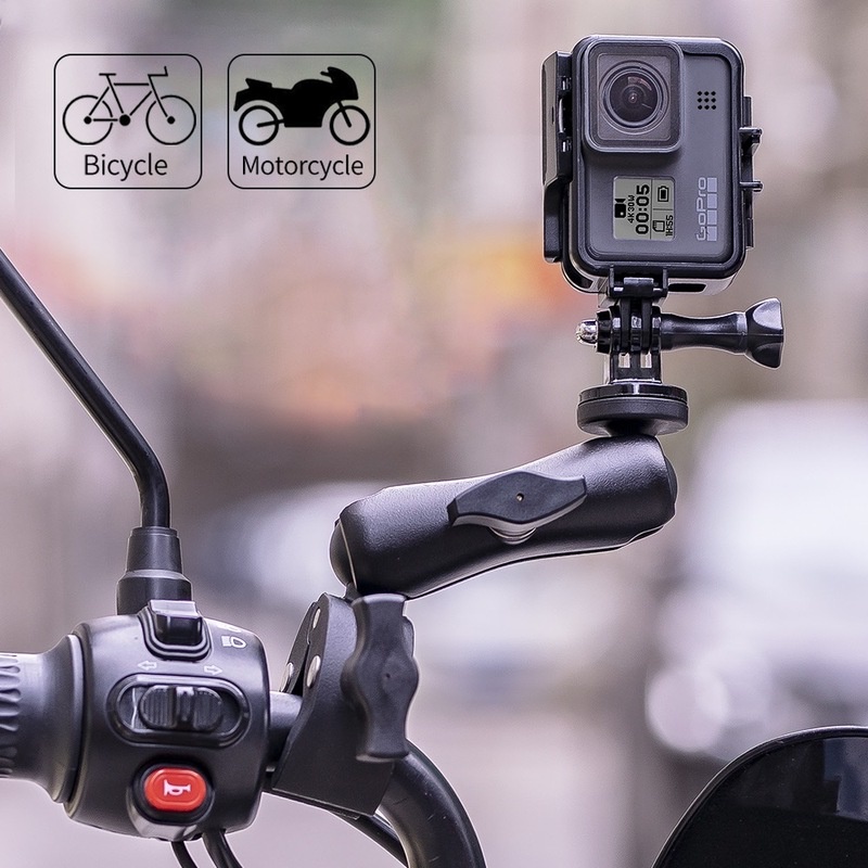 Giá Đỡ camera Hành Trình gopro10 / 9 insta360 one x2 dji akaso action Gắn Tay Lái Xe Đạp