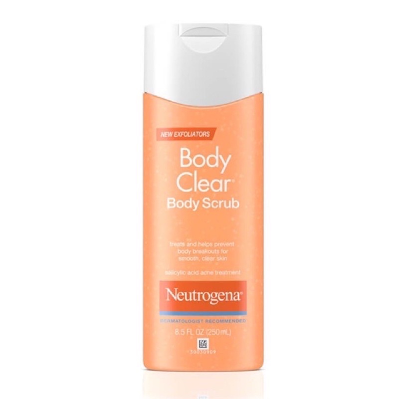 Sữa tắm sạch mụn và tẩy tế bào chết da Neutrogena Body Clear 250ml Hàng authentic