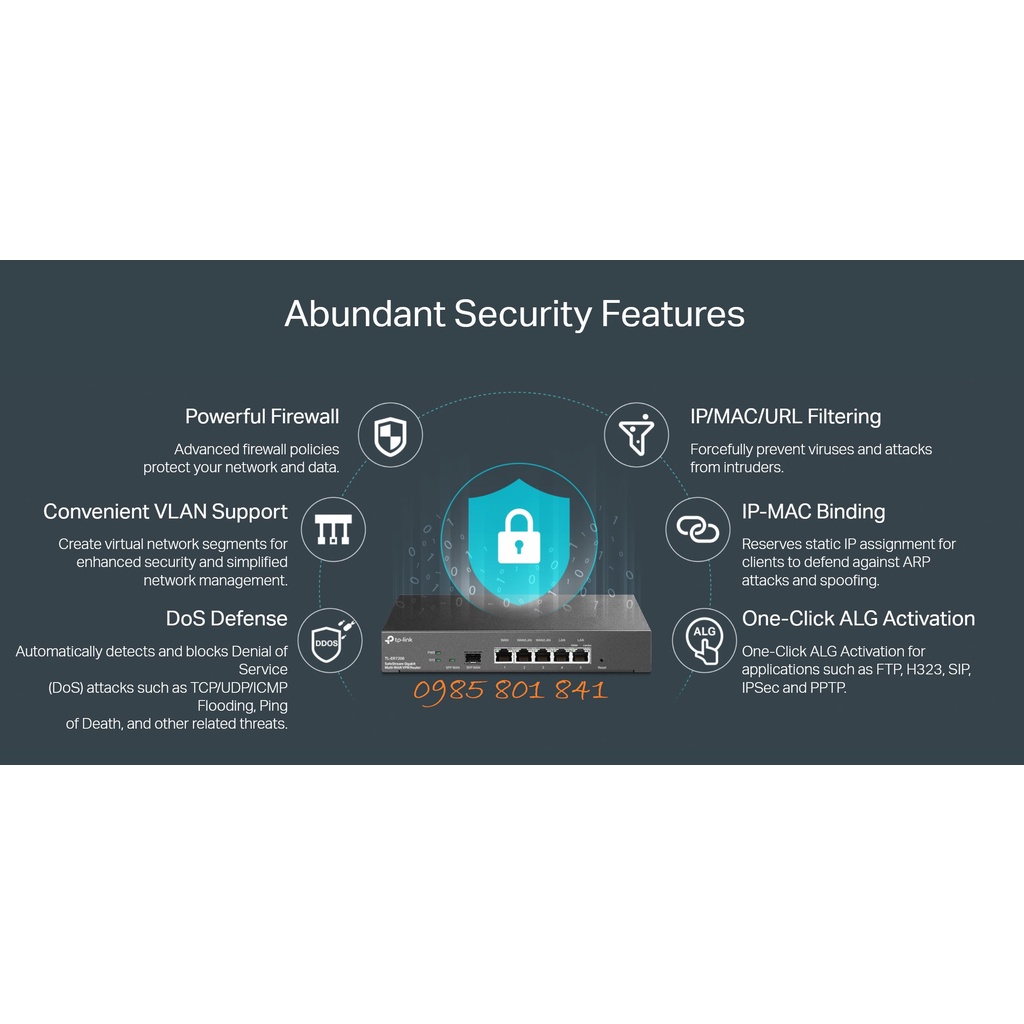 Router Cân bằng tải VPN TL-ER7206 TP-LINK chịu tải cao. Hàng chính hãng