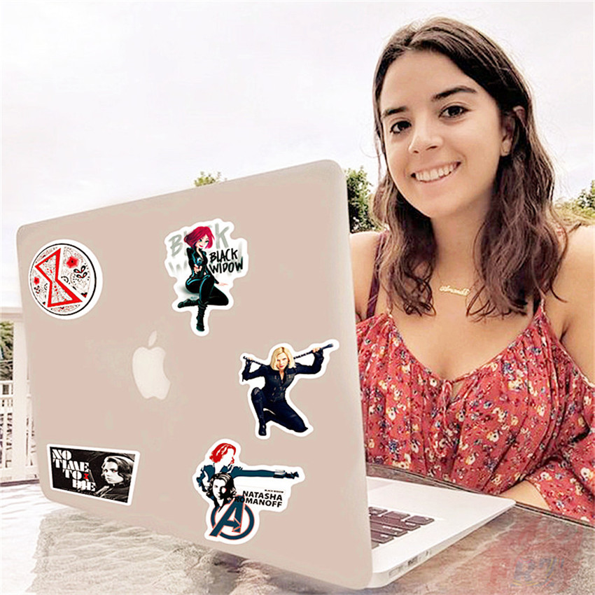 ❉ Black Widow Series 02 - Marvel Superhero Stickers ❉ 50Pcs/Set Scarlett Johansson DIY Fashion Luggage Laptop Skateboard Decals Doodle Stickers