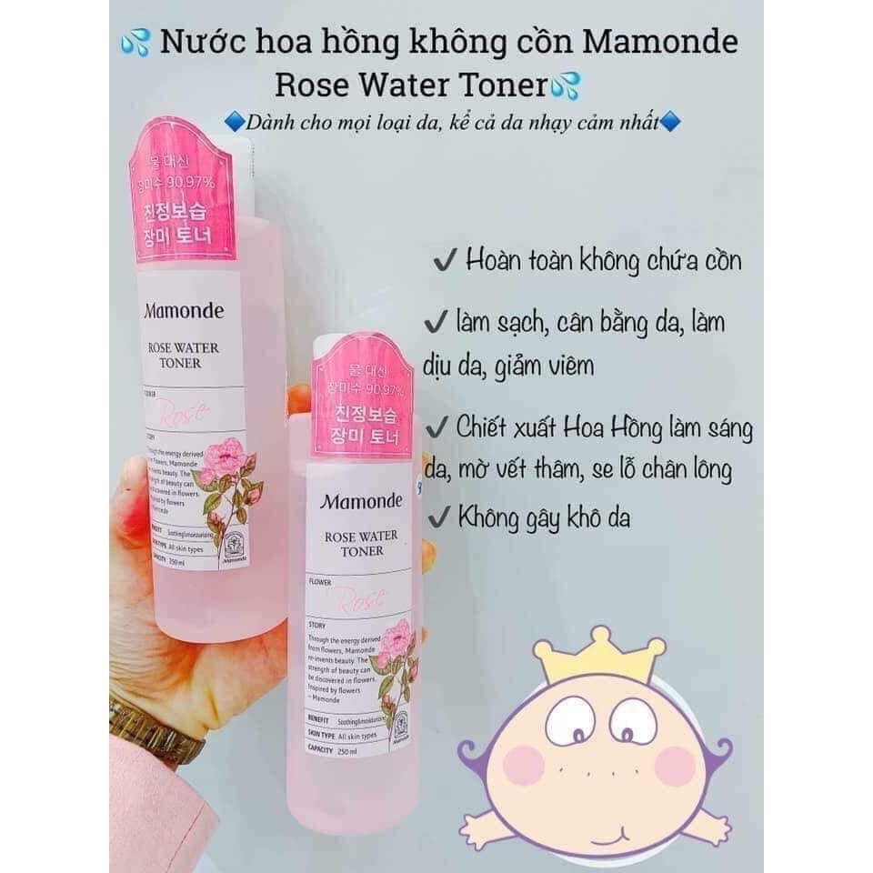 Nước hoa hồng MAMONDE Rose Water Toner