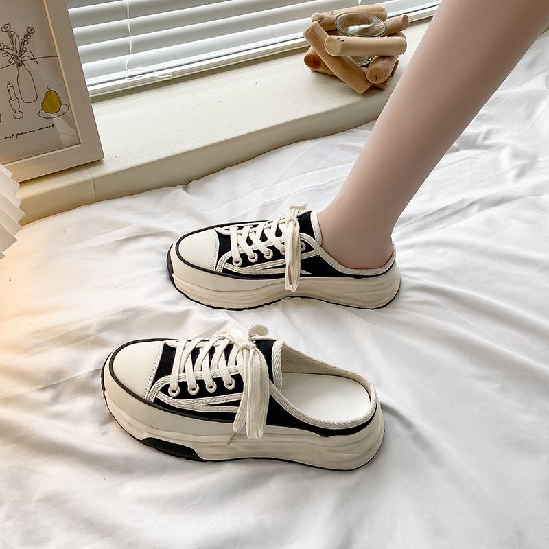 Dép Bít Mũi Đế Dày Thời Trang Nữ Tính