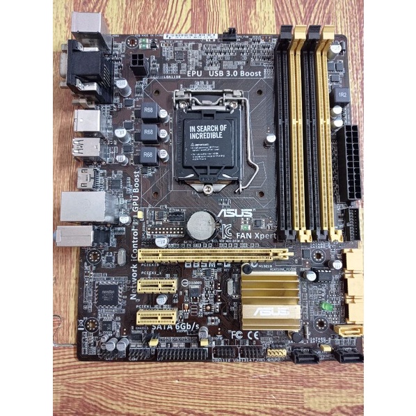 Mian Asus B85M - G .Socket 1150 / 4khe Ram ddr3.Chặn đây đủ