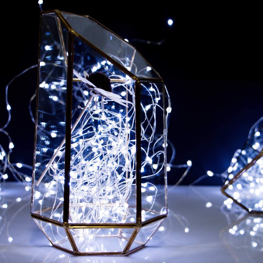 Dây đèn Led fairylight, dây đèn đom đóm trắng 10m
