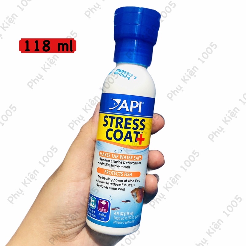Dung Dịch Stress Coat+ Khử Độc Nước, Giảm Stress Cho Cá Cảnh