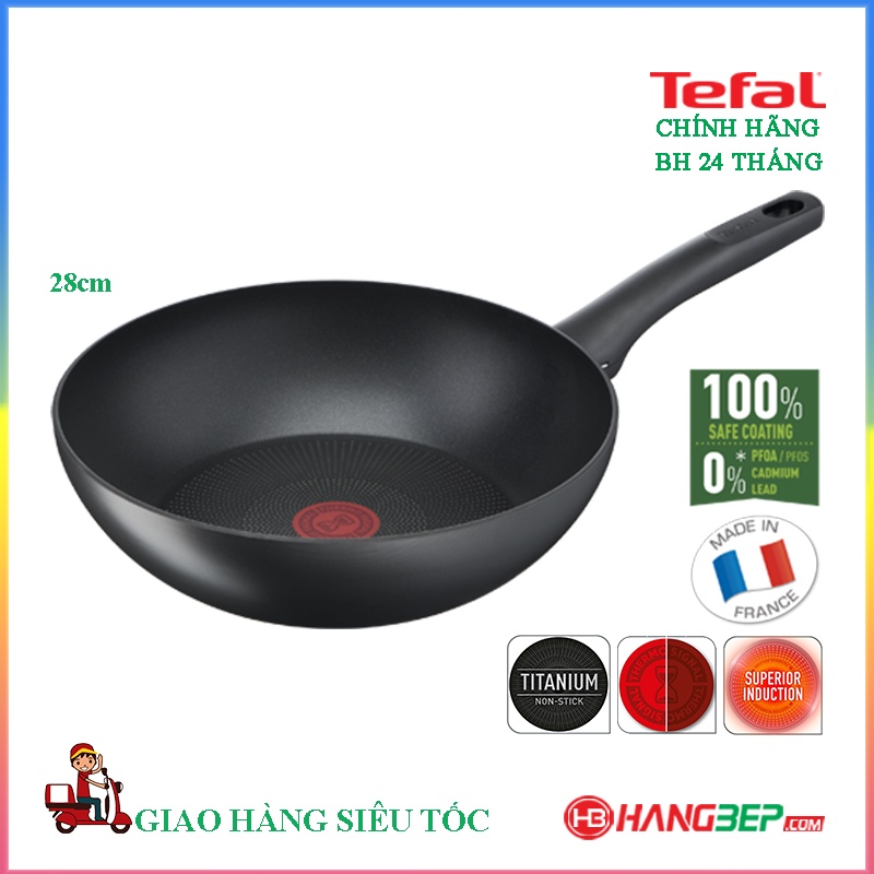 Chảo chiên sâu lòng chống dính Tefal Ultimate 28cm G2681972