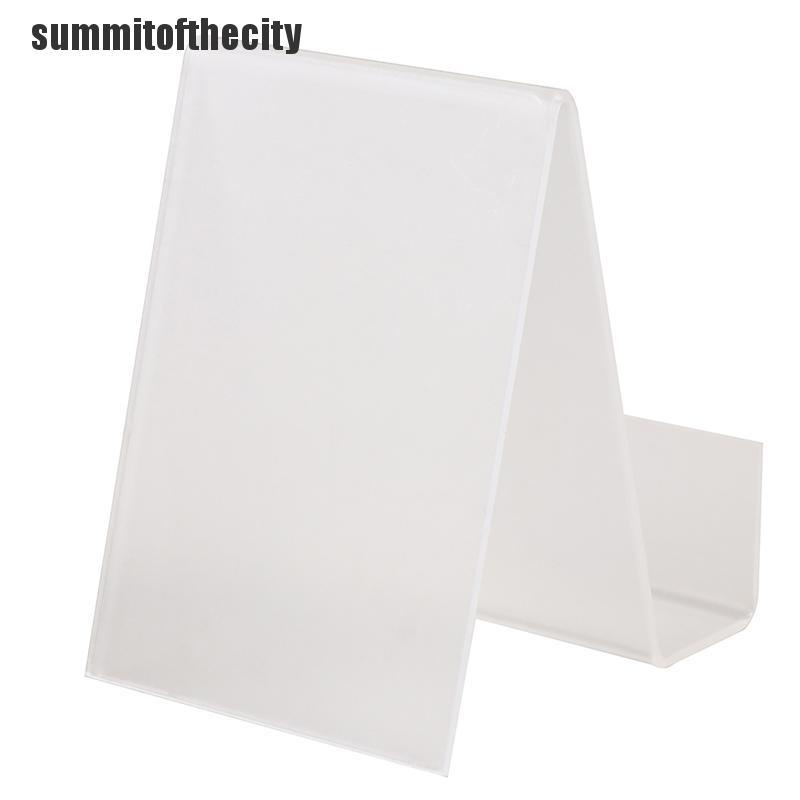 Giá đỡ trưng bày sách bằng nhựa acrylic trong suốt