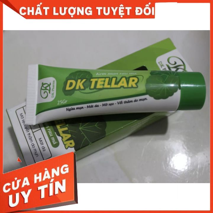 Kem DK TELLAR RAU MÁ,25G ngăn ngừa rôm sảy, mẩn ngứa, hăm da; làm mát da khi bị côn trùng cắn; dưỡng da giúp da mềm mịn