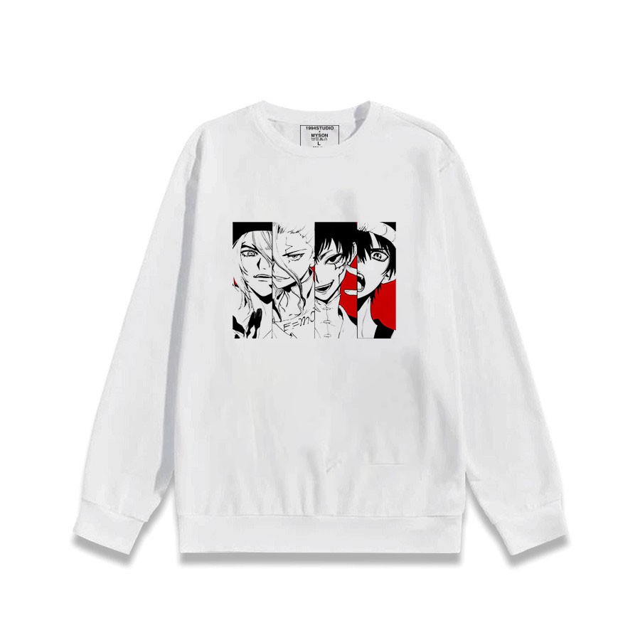 Áo Sweater In Hình Dr Stone ANime Manga độc đẹp000