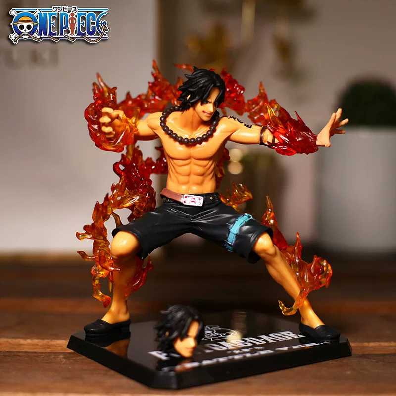 [ĐẾ KHÔNG CHỮ] Đồ chơi Mô hình cao cấp Portgas D Ace Hỏa quyền battle ver fig one piece anh trai luffy figure MÃ: D2T