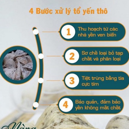 Yến Sào Khánh Hòa 100g Yến Thô Nguyên Tổ Ít Lông