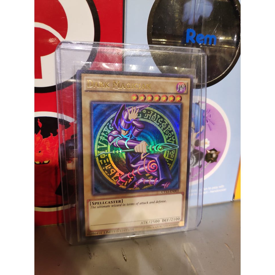 [ Dưa Hấu Yugioh ] Lá bài thẻ bài Phù thủy áo đen Dark Magician - Ultra Rare - Tặng bọc bài nhựa bảo quản