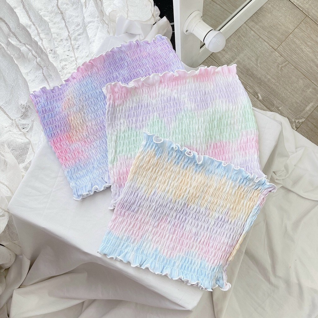 Áo ống NHÚN 7 sắc cầu vòng | BigBuy360 - bigbuy360.vn