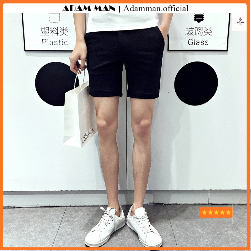Quần Short Nam Kaki, Quần Ngố Nam Kaki Mềm Mịn, Phong Cách Trẻ Trung - ADAM MAN