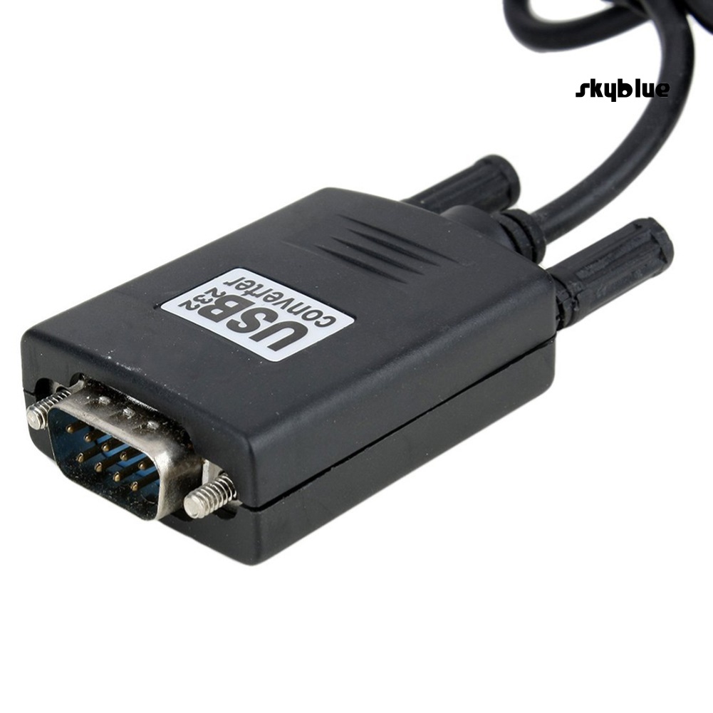 [SK]USB to RS232 Serial 9 Pin COM Port DB9 Converter Cable Adapter for PC Computer