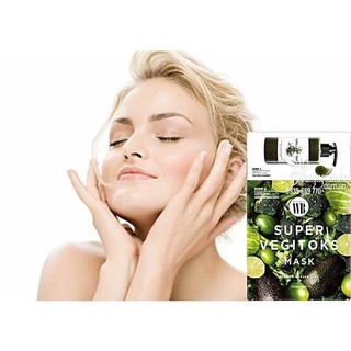 Mặt Nạ Thải độc Rau Củ Quả Super Vegitoks Mark 6 Miếng