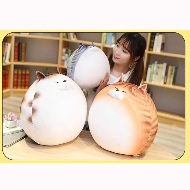 Gấu Bông Mèo Vằn Dễ Thương 30 cm - 50 cm