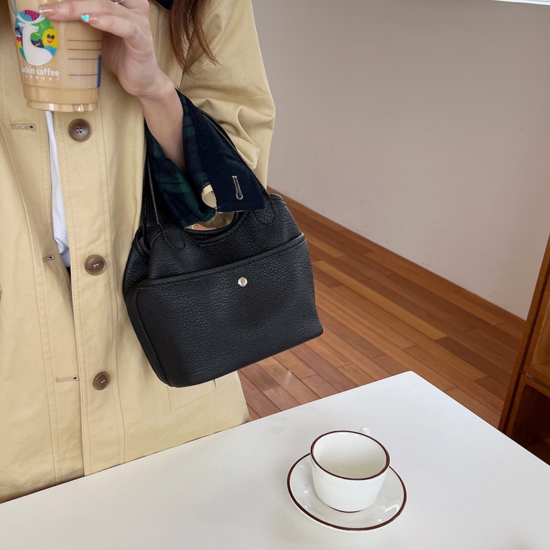 Túi Đeo Chéo Da Mềm Phong Cách Hàn Quốc Đơn Giản Cho Nữ