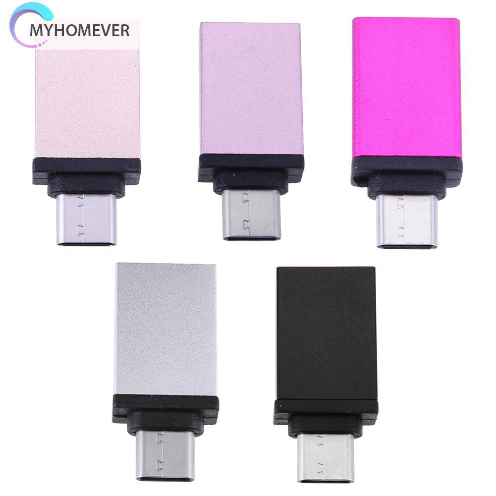 myhomever Aluminum Alloy USB3.1 Type-C to USB3.0 OTG Converter Adapter