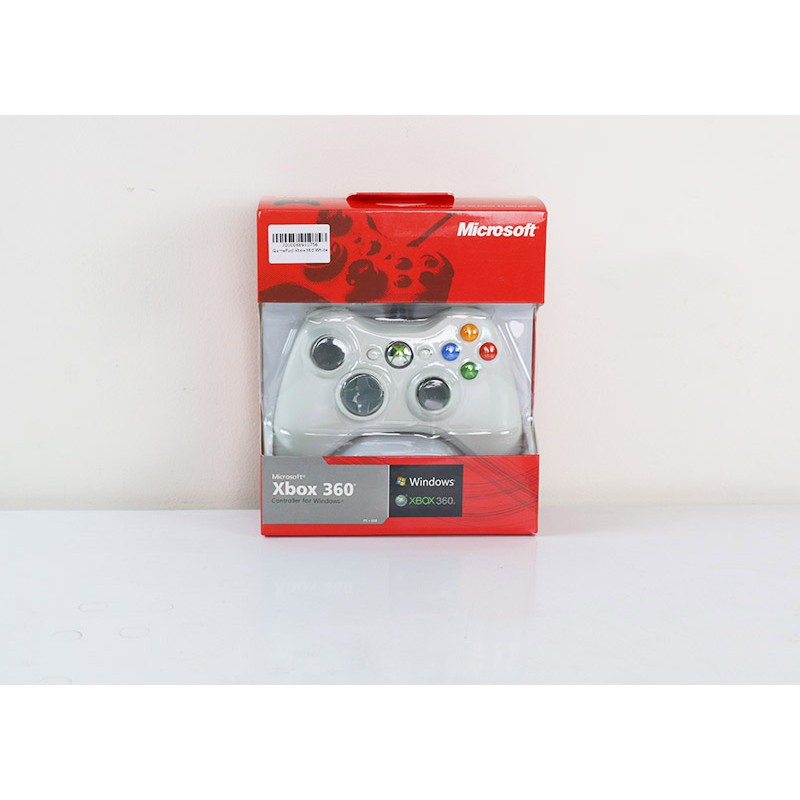 Tay cầm Chơi Game Microsoft Xbox 360 Full Box Có Rung có dây dùng được cho mọi PC, Laptop full skill all game - K1236