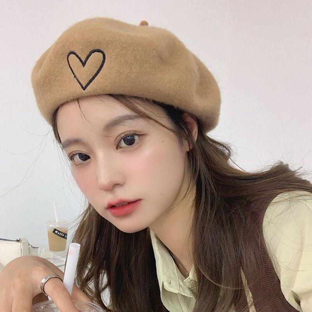 Mũ Beret Len Phong Cách Thời Trang Thu Đông Anh Quốc Dành Cho Nữ