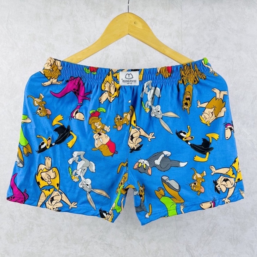 Dibby Closet Quần ngủ nam Quần short đùi nam mặc nhà vải thun co giản mát mẻ đủ size nhiều màu Dibby Closet
