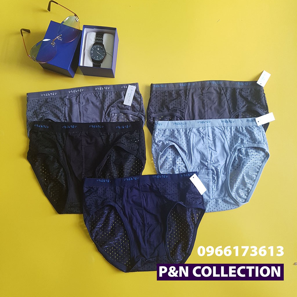 Combo 5 quần lót lưng chữ nhật lưới