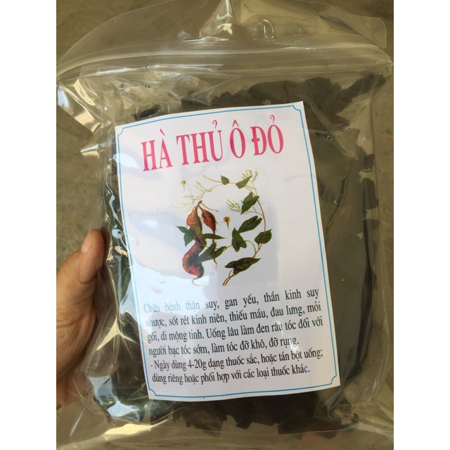 Hà thủ ô chế đỗ đen (bổ máu, đen tóc)