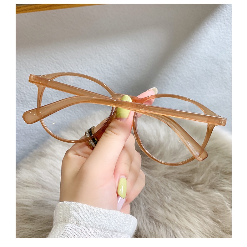 Mắt Kính Giả Cận From Tròn 2 Chấm Góc Siêu Hot D83