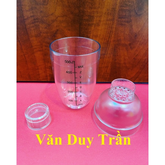 Bình lắc nhựa 500ml