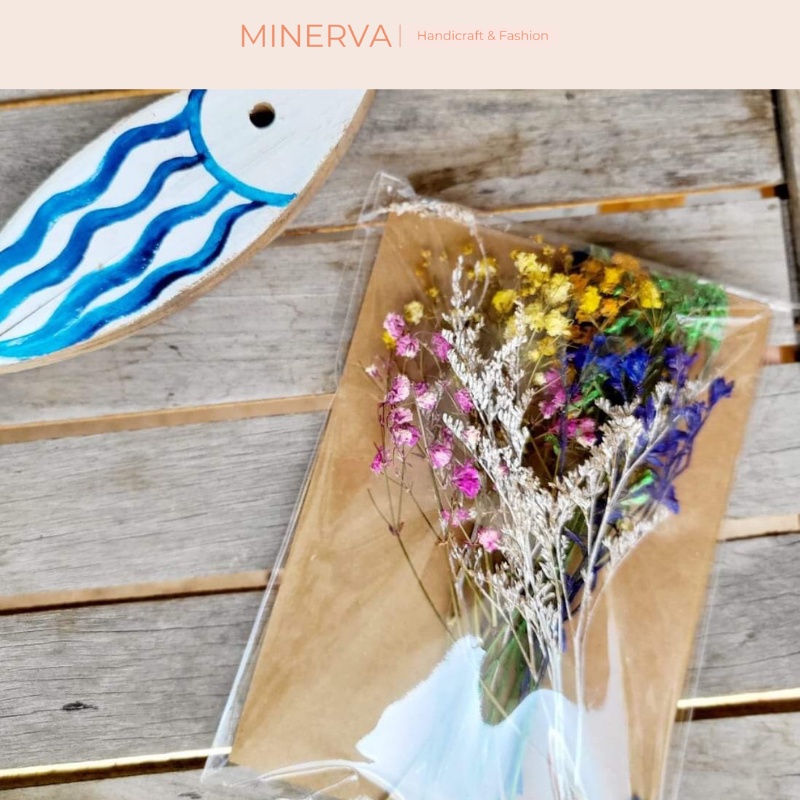 [TRANG TRÍ] Gói hoa khô nhiều màu trang trí thiệp, làm nến thơm, đổ resin, làm handmade