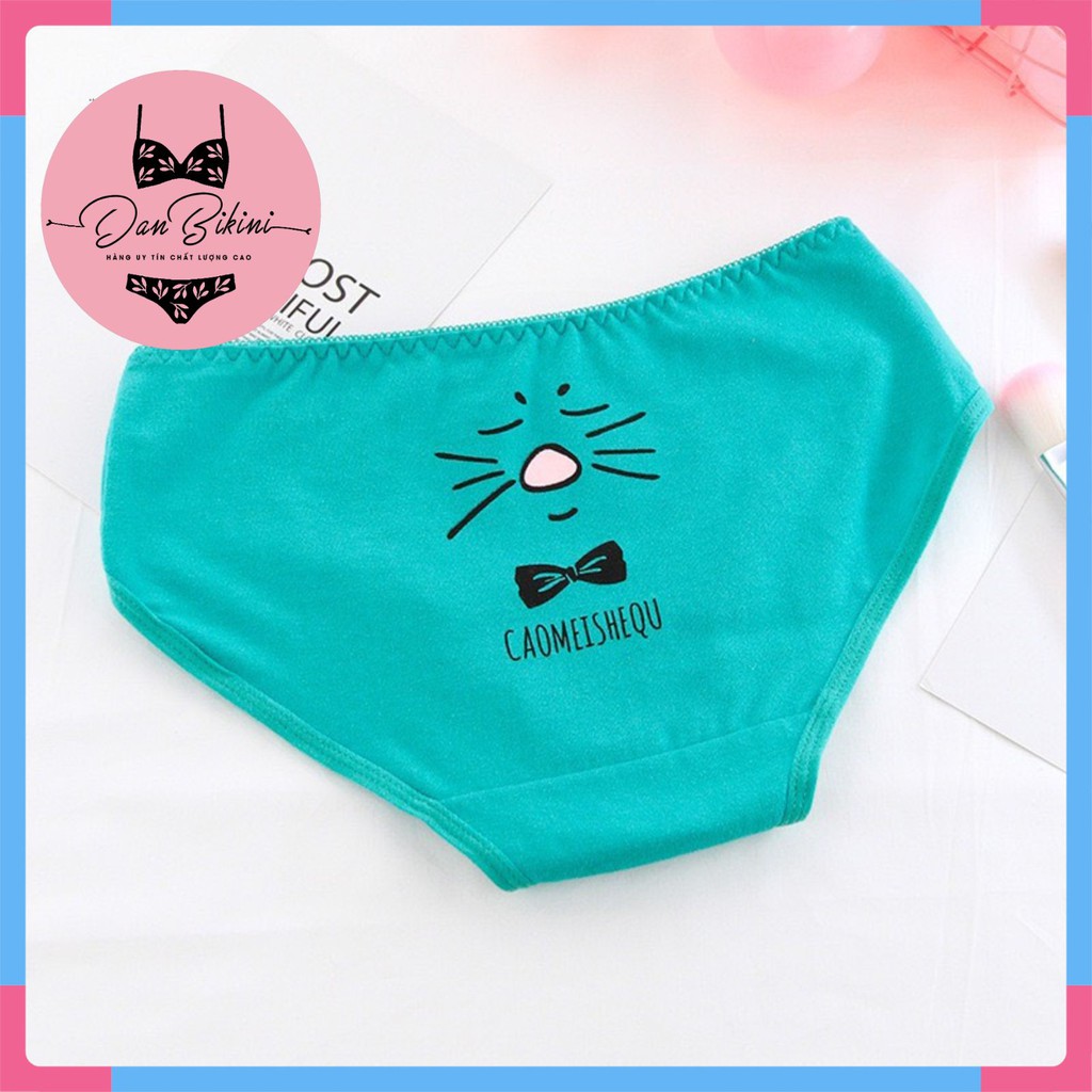 Quần Lót Nữ - Quần Lót Nữ cotton dễ thương gợi cảm thoáng mát in hình hoạt hình DAN STORE MÃ L105