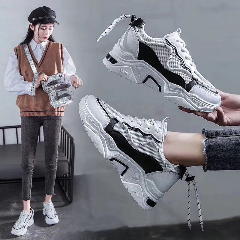 Giày sneaker nữ dây cột sau kiểu mới thời trang hot nhất năm - TT81