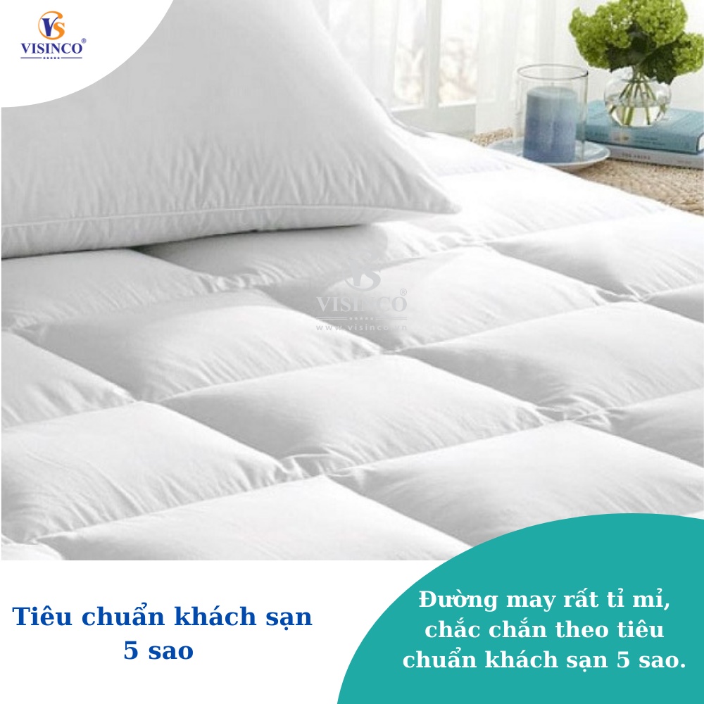 Nệm Tăng Tiện Nghi Microfiber T233 Cao Cấp Tấm Topper Làm Mềm Nệm bồng bềnh như khác sạn 5 sao