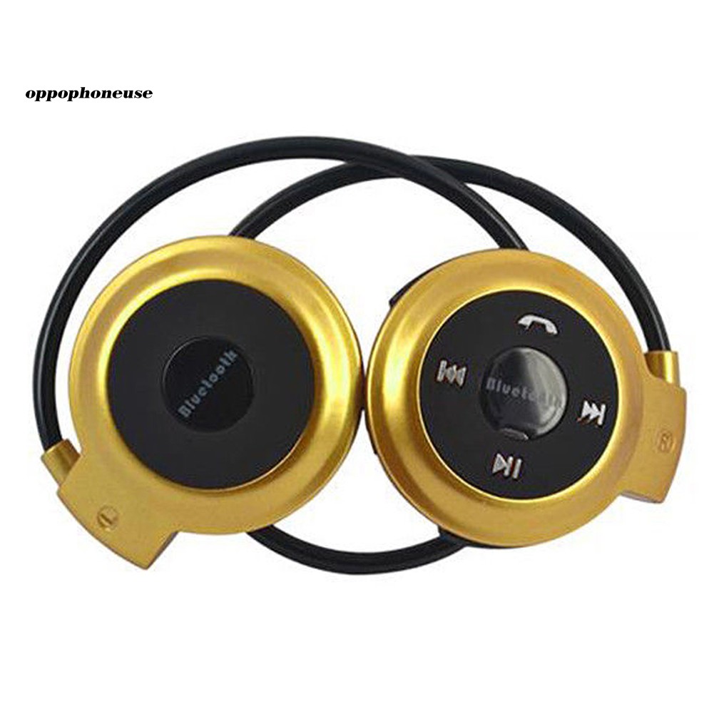 Tai Nghe Bluetooth Không Dây Âm Thanh Stereo Có Mic Cho Oppo Mp3