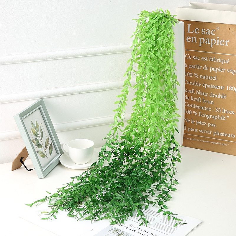 [ Artificial green plant flower rattan vine Decoration for Home Christmas  Party Wedding Birthday ]