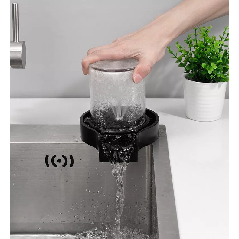 Dụng cụ rửa cốc chén thông minh, máy rửa cốc chén siêu nhanh siêu sạch cho quán bar, nhà hàng...