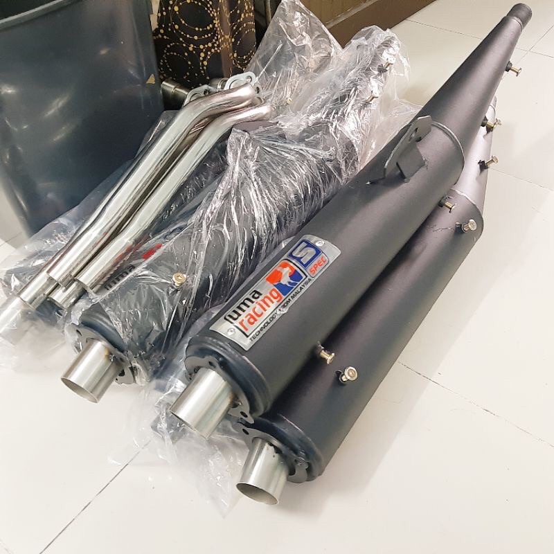 Pô uma v4 kèm cổ inox gắn wave dream sirius