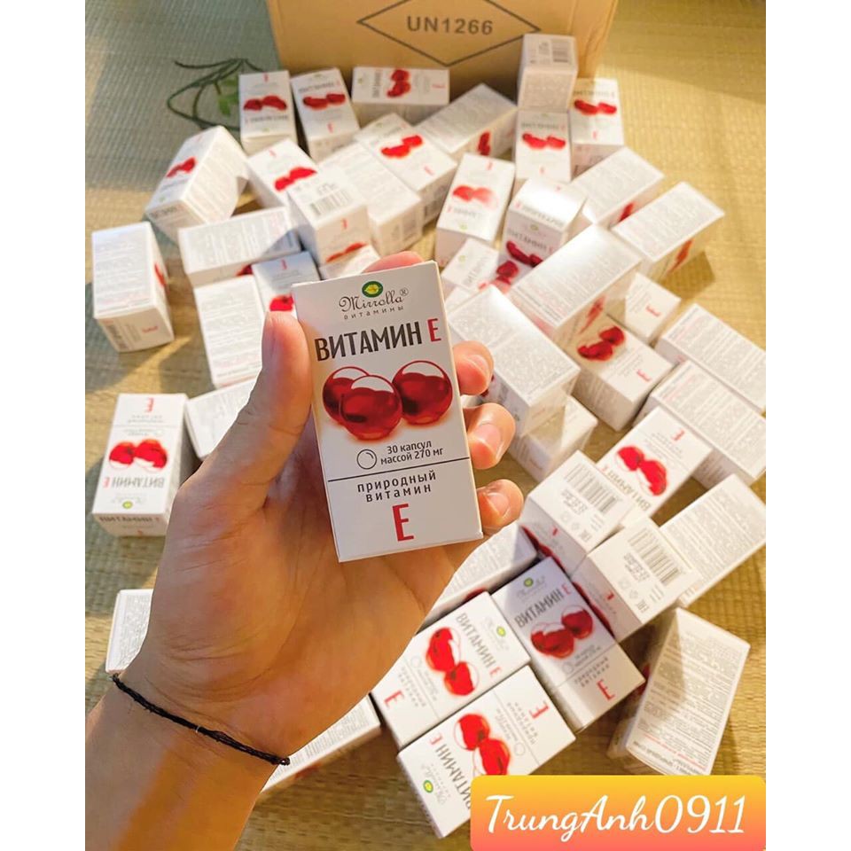 Vitamin e đỏ mẫu mới Nga- làm đẹp da, tốt cho mắt | Thế Giới Skin Care