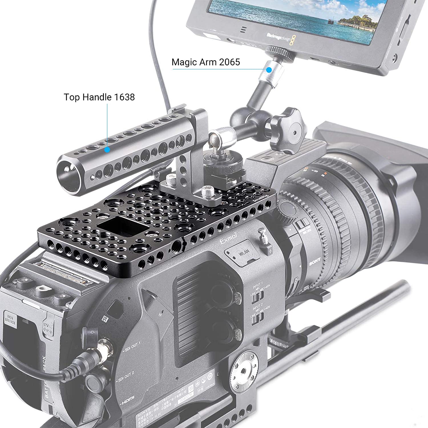 SMALLRIG Phụ Kiện Cao Cấp Cho Máy Ảnh Sony Fs7 / Fs7Ii