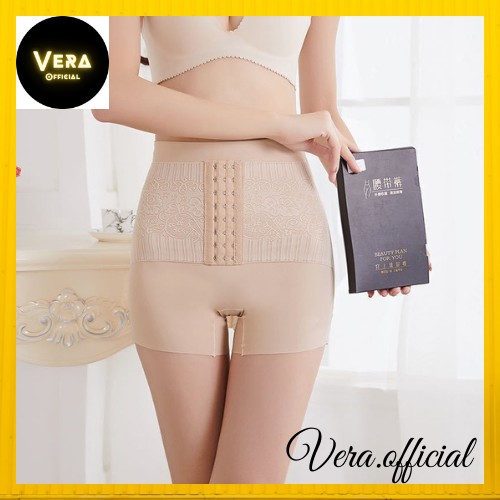 Quần nịt bụng nguyên khối chất su đúc không lộ, không cộm. Quần Gen Bụng Định Hình mẫu Đùi Móc Cài mẫu mới_L79
