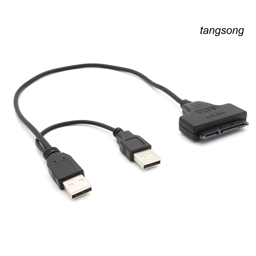 Bộ Chuyển Đổi Usb 2.0 Sang Sata 7 + 15 Pin Cho Hdd Laptop 2.5inch