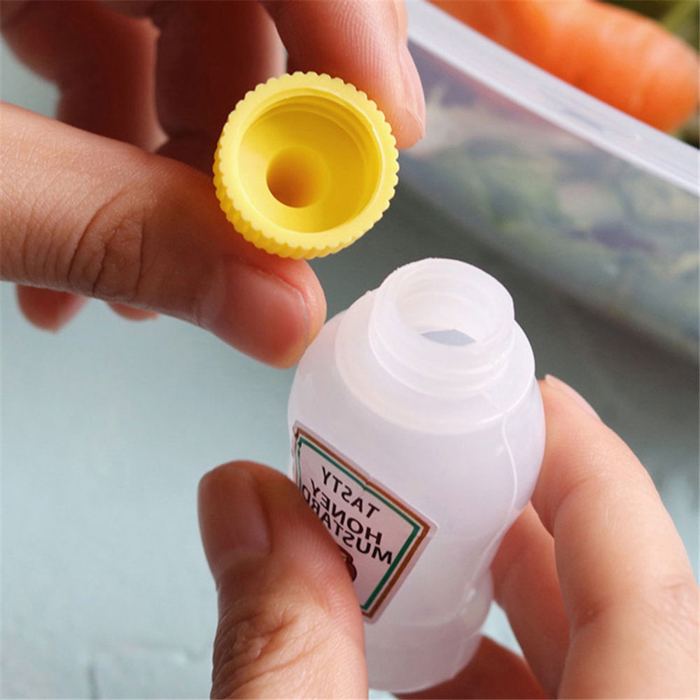 Set 2 chai đựng nước sốt 25ml mini chống rò rỉ tiện dụng