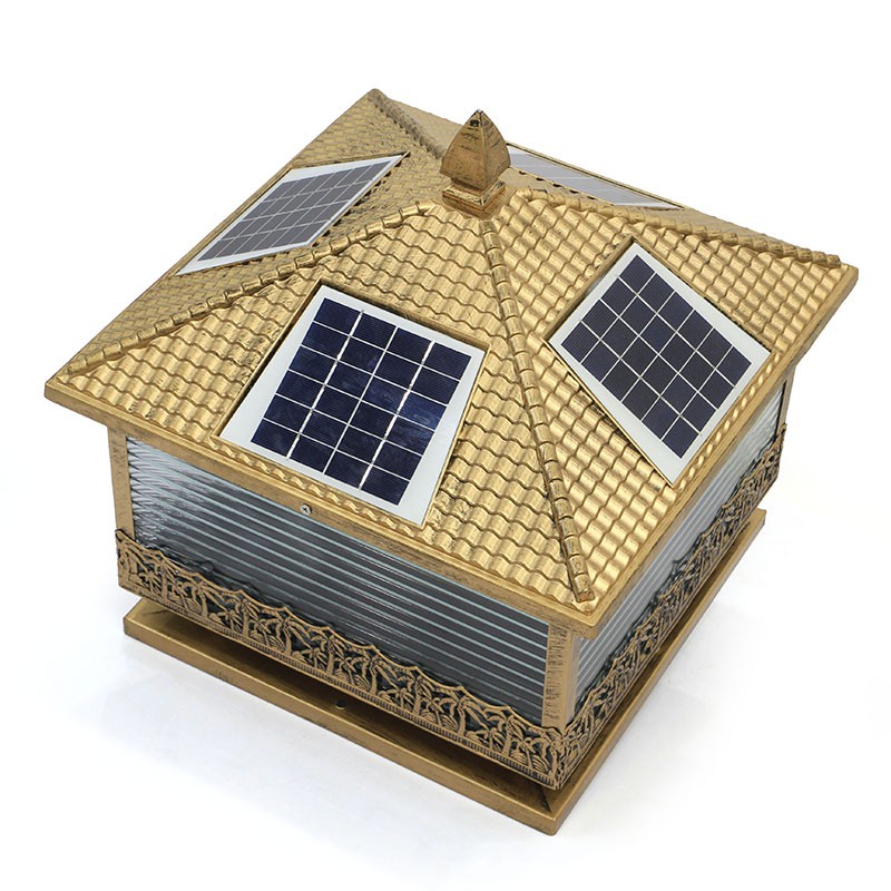 Đèn LED Trụ Cổng Năng Lượng Mặt Trời SUNTEK TC03 7W - Hàng Chính Hàng - Bảo hành 2 năm