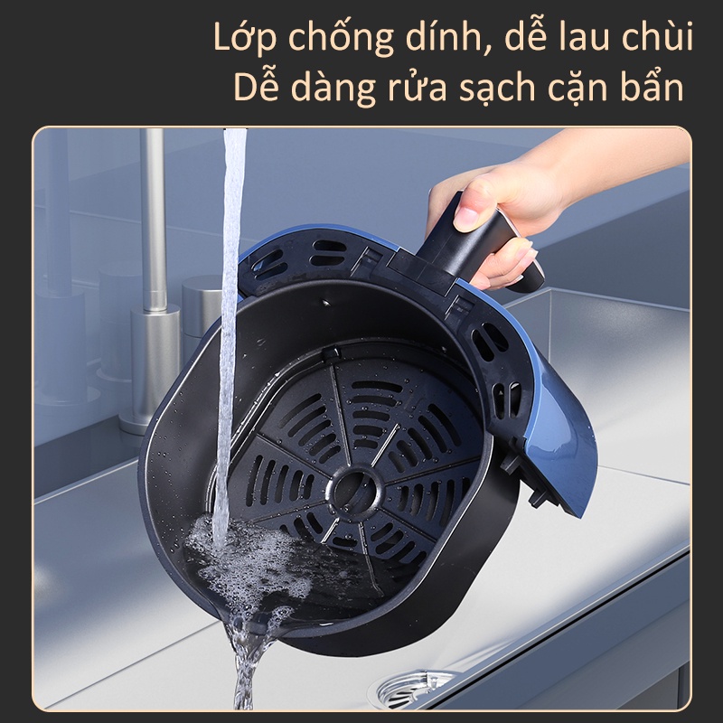 Simplus New Arrival Nồi chiên không dầu 5L dùng cho gia đình đa chức năng Simplus. Nồi chiên điện thông minh