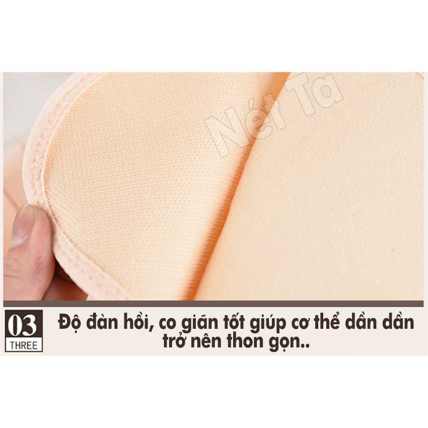Đai nịt bụng hỗ trợ làm thon, giảm mỡ bụng, điều chỉnh tư thế Nét Ta chất liệu thun 2 lớp cao cấp dày dặn | BigBuy360 - bigbuy360.vn