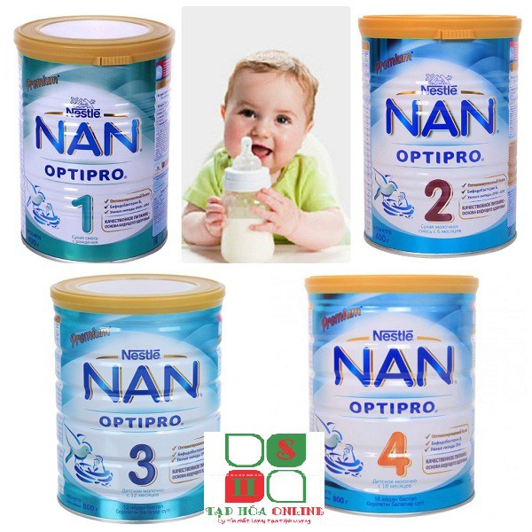 Sữa NAN Nga số 1 2 3 4  - 800g