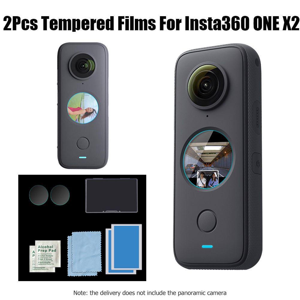 BEBETTERM 2 Bộ Film Dán Bảo Vệ Màn Hình Chống Trầy Chất Lượng Cao Cho Insta360 ONE X2