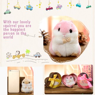 Móc khóa hình chuột hamster dễ thương