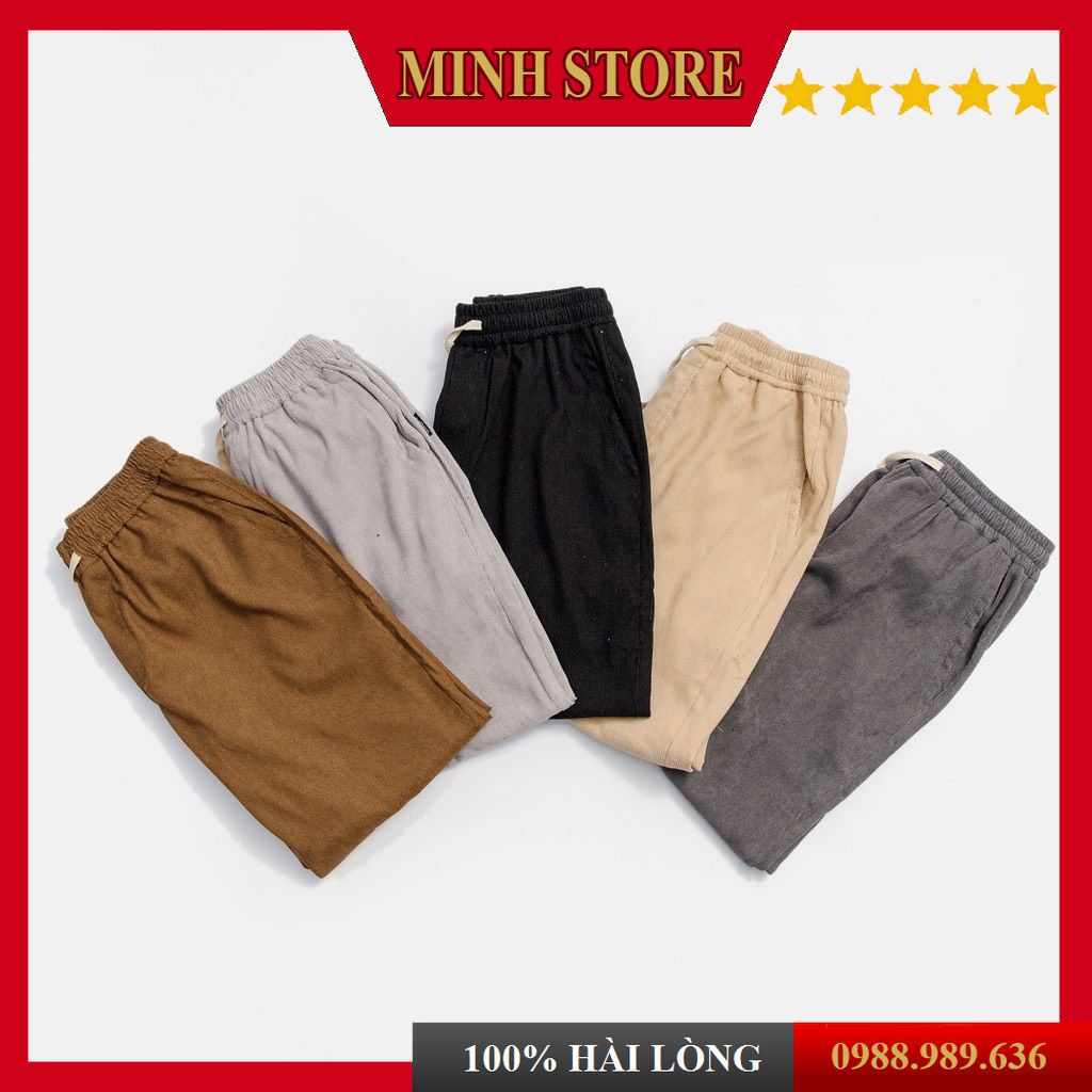 Quần jogger nam nữ chất Nhung tăm co dãn trẻ trung, Jogger unisex thể thao phong cách cá tính JO06 - MS88